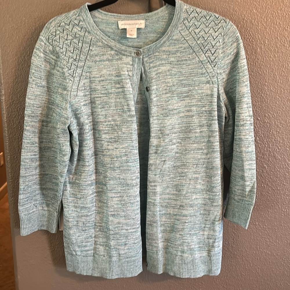 Christopher and Banks 3/4 sleeve cardigan